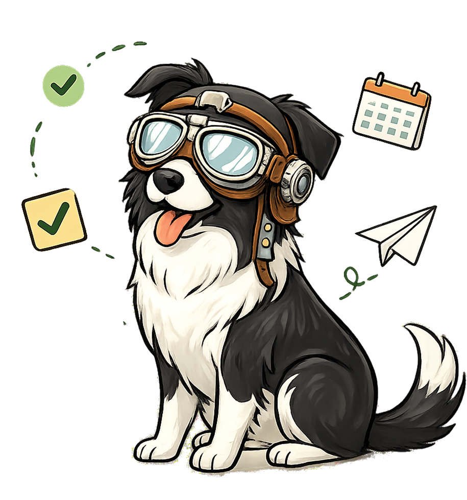 Frankie AI family organizer assistant dog helping parents manage chores, routines and schedules