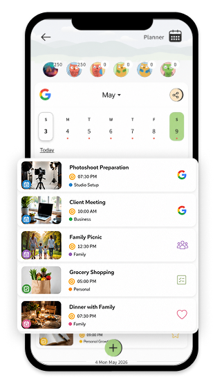 Planner and schedules - IAFT