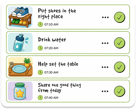 Families choose a few packs, pick a few activities, and see only a little each day.